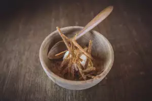 Gingerbread roots and pine