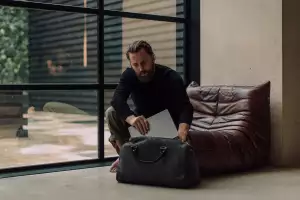 Bennett Winch bags with model