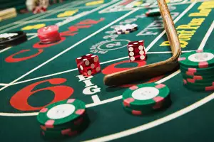 Craps at a casino Craps at a casino