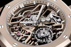 Audemars Piguet Royal Oak Selfwinding Flying Tourbillon Openworked in Sand Gold