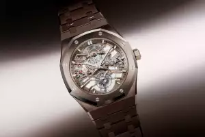 Audemars Piguet Royal Oak Selfwinding Flying Tourbillon Openworked in Sand Gold