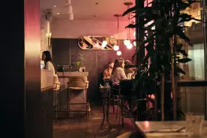 Trendy bar