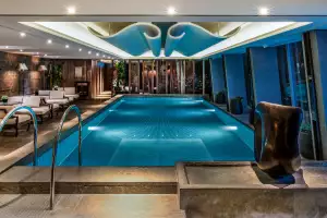 Shangri-La Sky Pool and sauna