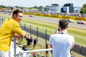 Spectators at the British GP Spectators at the British GP