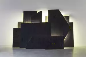 British artist Nathaniel Rackowe and his works
