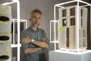 British artist Nathaniel Rackowe and his works