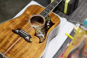 Gibson Custom Made to Measure Acoustic guitar being made