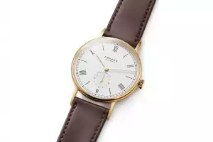 Nomos Glashuette Ludwig Gold 35mm dress watch