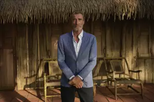 Model wearing Rodd & Gunn’s Spring ’26 collection jacket