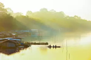 Sakae Krang River in Uthai Sakae