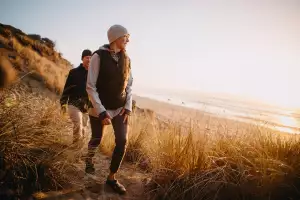 Couple on a hike