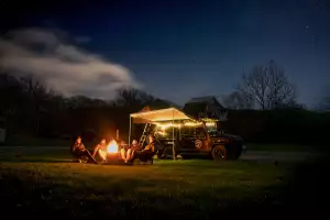 Camping with a Land Rover