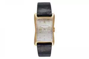 Vacheron Constantin wristwatch from 1951, 18K yellow gold, silvered dial, Calibre 11&rsquo;&rsquo;&rsquo; 435/3C, manual movement, 1951