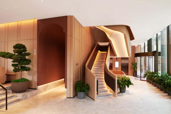Lobby of Pan Pacific London Lobby of Pan Pacific London