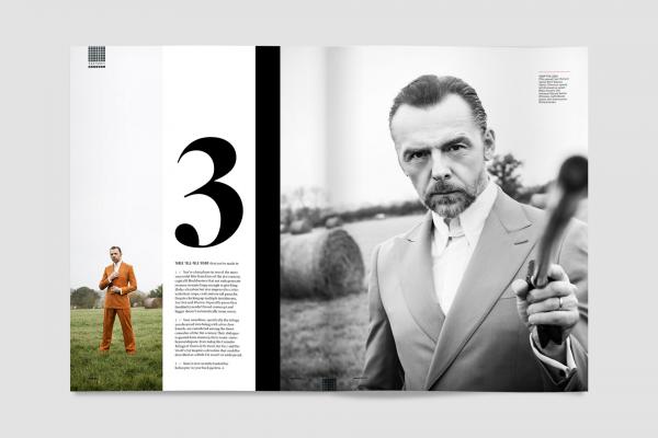 Simon Pegg for Square Mile magazine