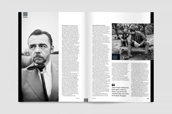 Simon Pegg for Square Mile magazine