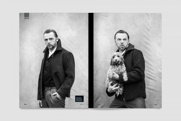 Simon Pegg for Square Mile magazine