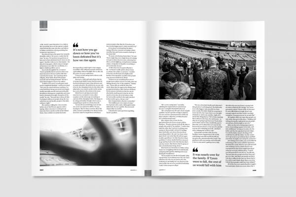 Tyson Fury in Square Mile magazine
