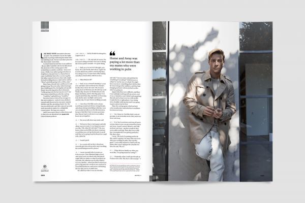 Luke Bracey for Square Mile