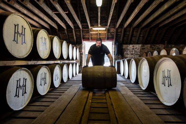 House of Hazelwood whisky barrels