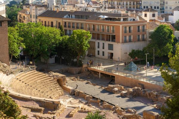The Roman amphitheatre in Malaga The Roman amphitheatre in Malaga
