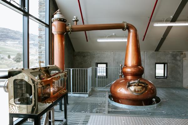 Cardrona Distillery stills Cardrona Distillery stills