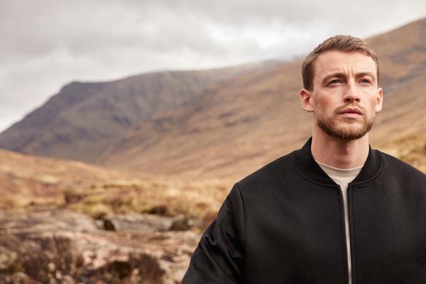 Norton Motorcycles cashmere bomber jacket