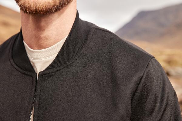 Norton Motorcycles cashmere bomber jacket