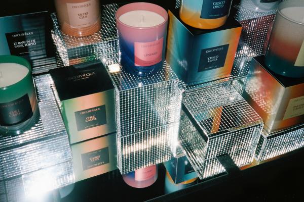 Discothèque candles