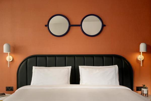 art'otel London Battersea Power Station bedroom