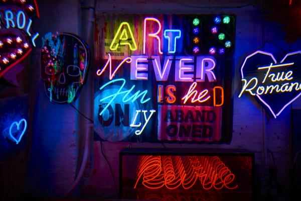 Gods Own Junkyard neon signs