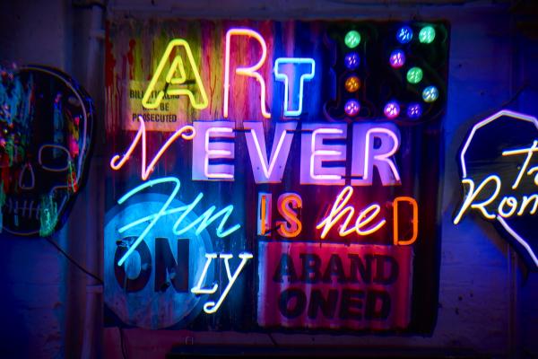 Gods Own Junkyard neon signs