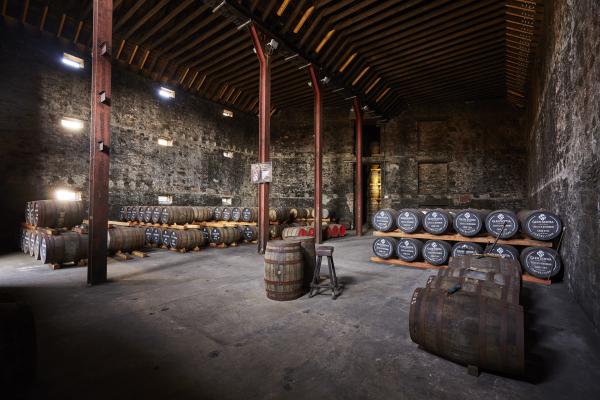 Glen Scotia barrell warehouse Glen Scotia barrell warehouse