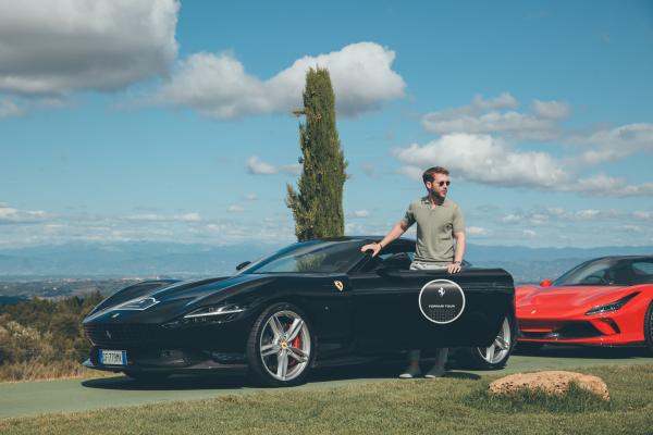 Nick Hendrix and the Ferrari Roma Nick Hendrix and the Ferrari Roma