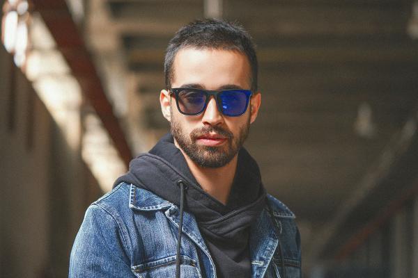 Man wearing sunglasses