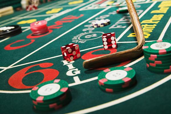 Craps at a casino Craps at a casino