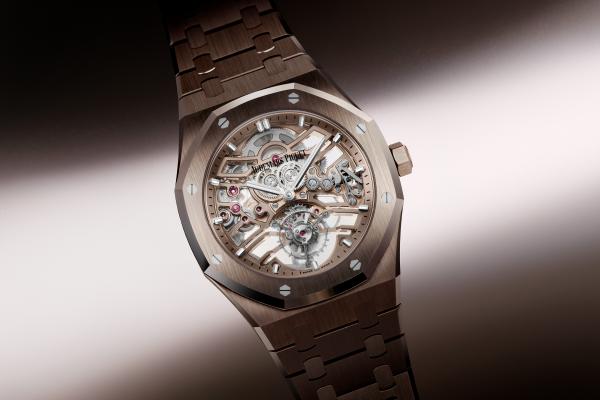 Audemars Piguet Royal Oak Selfwinding Flying Tourbillon Openworked in Sand Gold