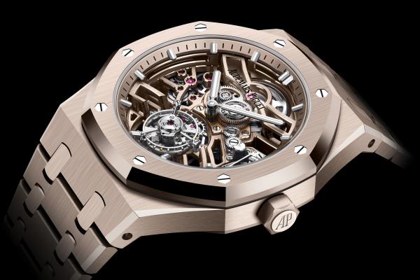 Audemars Piguet Royal Oak Selfwinding Flying Tourbillon Openworked in Sand Gold