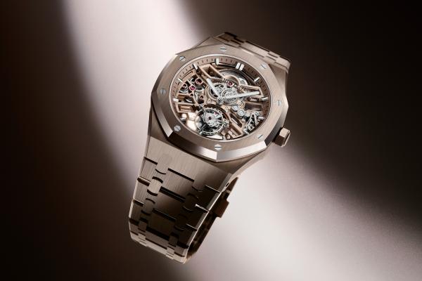 Audemars Piguet Royal Oak Selfwinding Flying Tourbillon Openworked in Sand Gold
