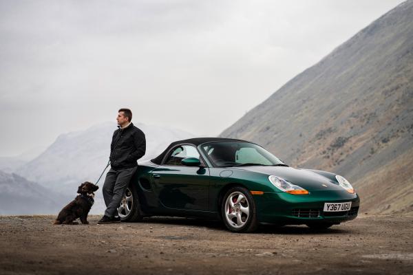 Jake McKenna and his Porsche Jake McKenna and his Porsche