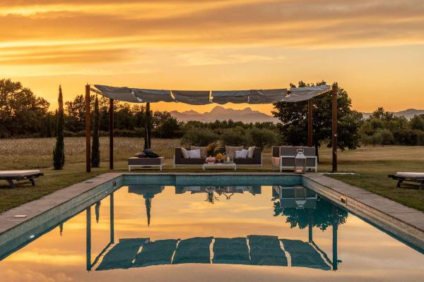 Poolside in Tuscany