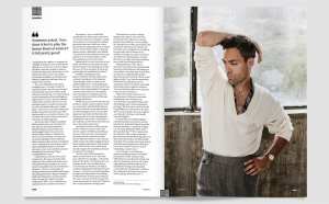 Alex Hassell for Square Mile magazine