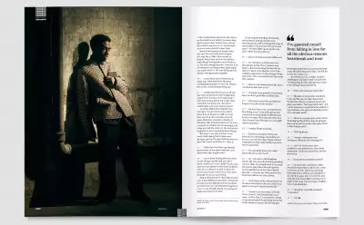 Caleb McLaughlin in Square Mile magazine Caleb McLaughlin in Square Mile magazine