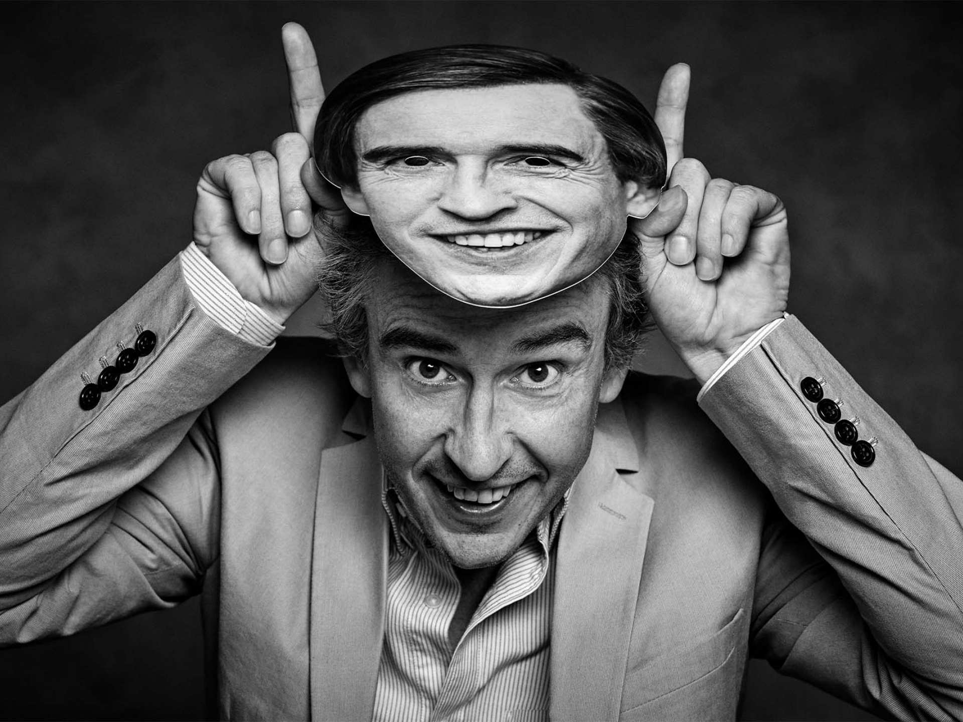 Steve Coogan for Empire Magazine. Former Leica studio, London 2015