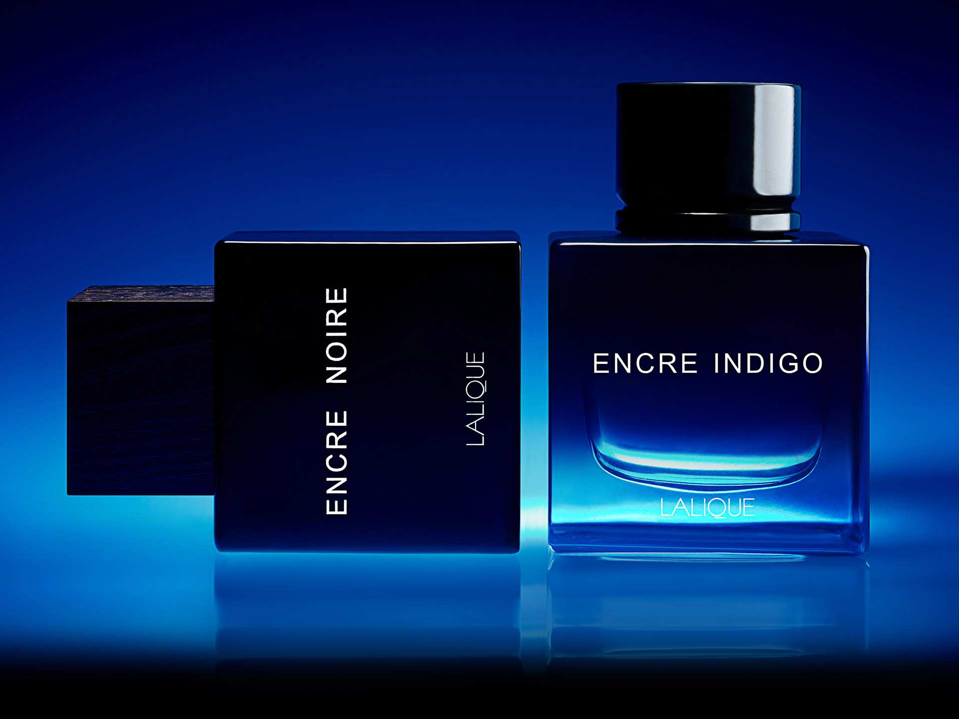 Lalique Encre Indigo and Noir