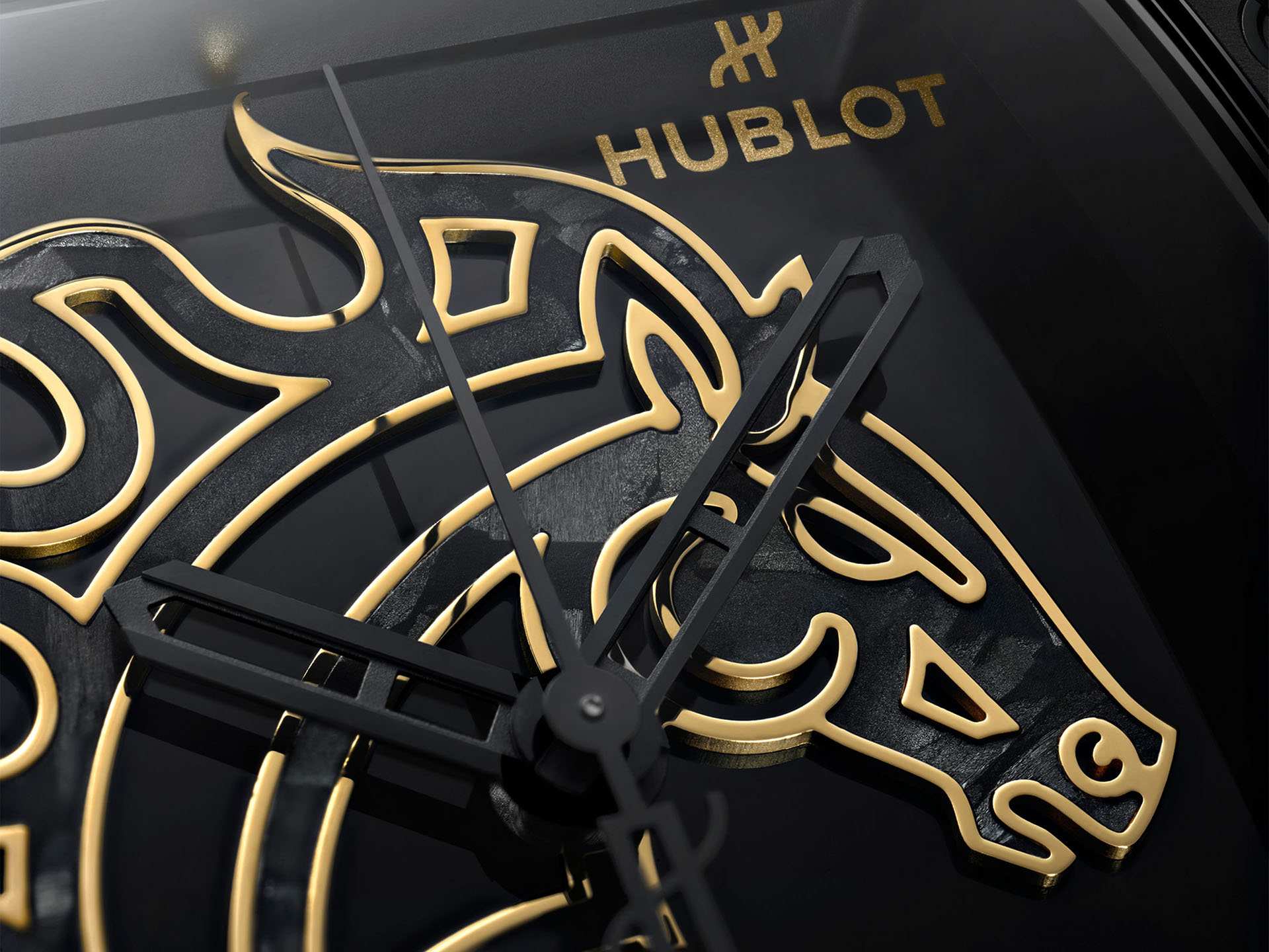 Dial of the Hublot Spirit of Big Bang Year of the Horse