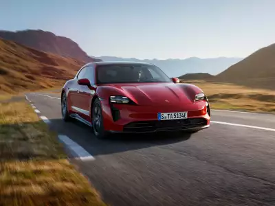 The all-electric Porsche Taycan GTS Sport Turismo
