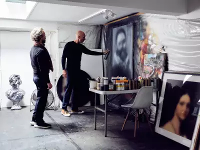 Inside the art studio of Italian artists, the Miaz Brothers