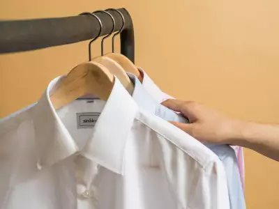 Shirts on a rack