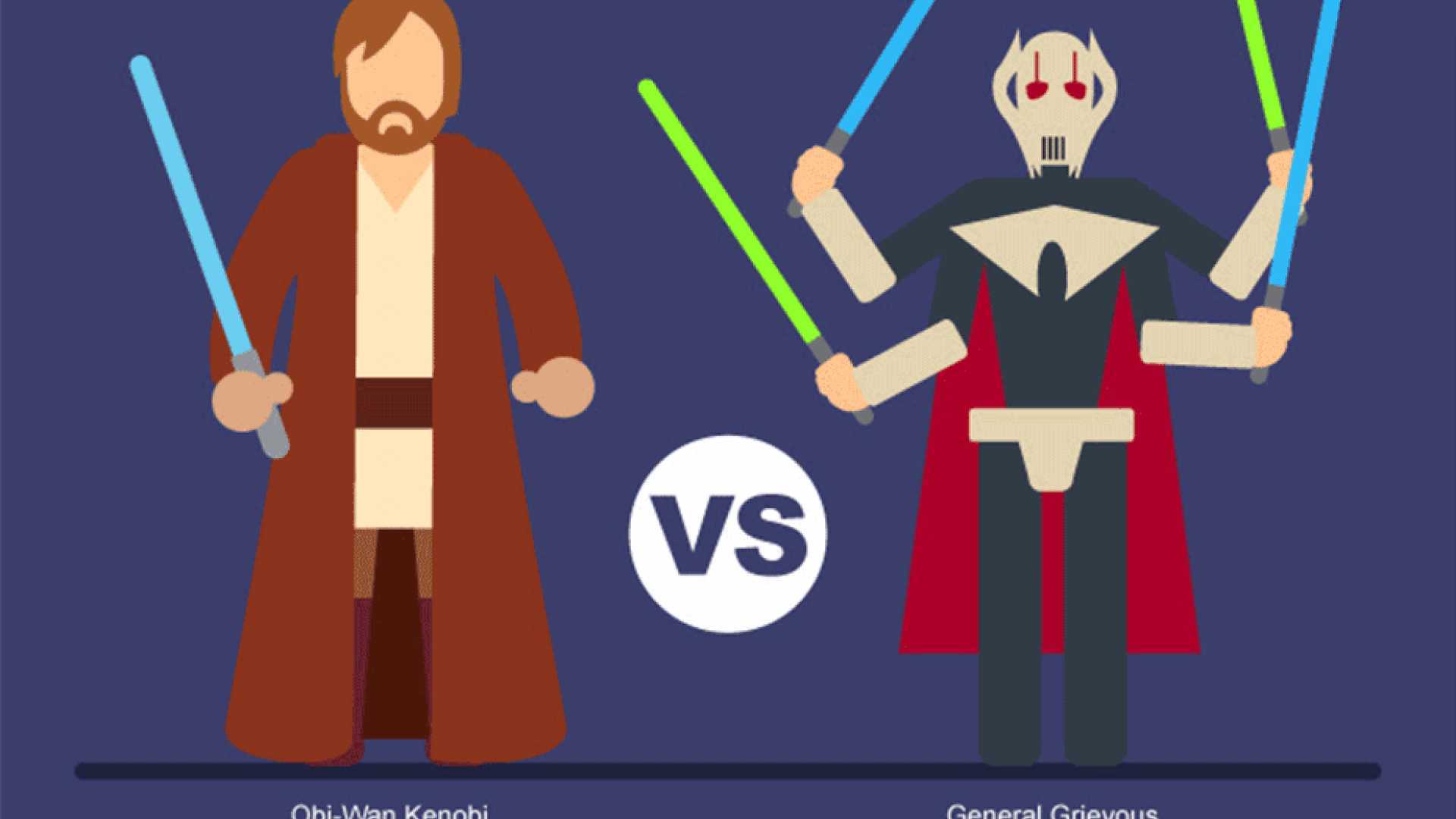Infographic The 10 best Star Wars fight scenes Square Mile